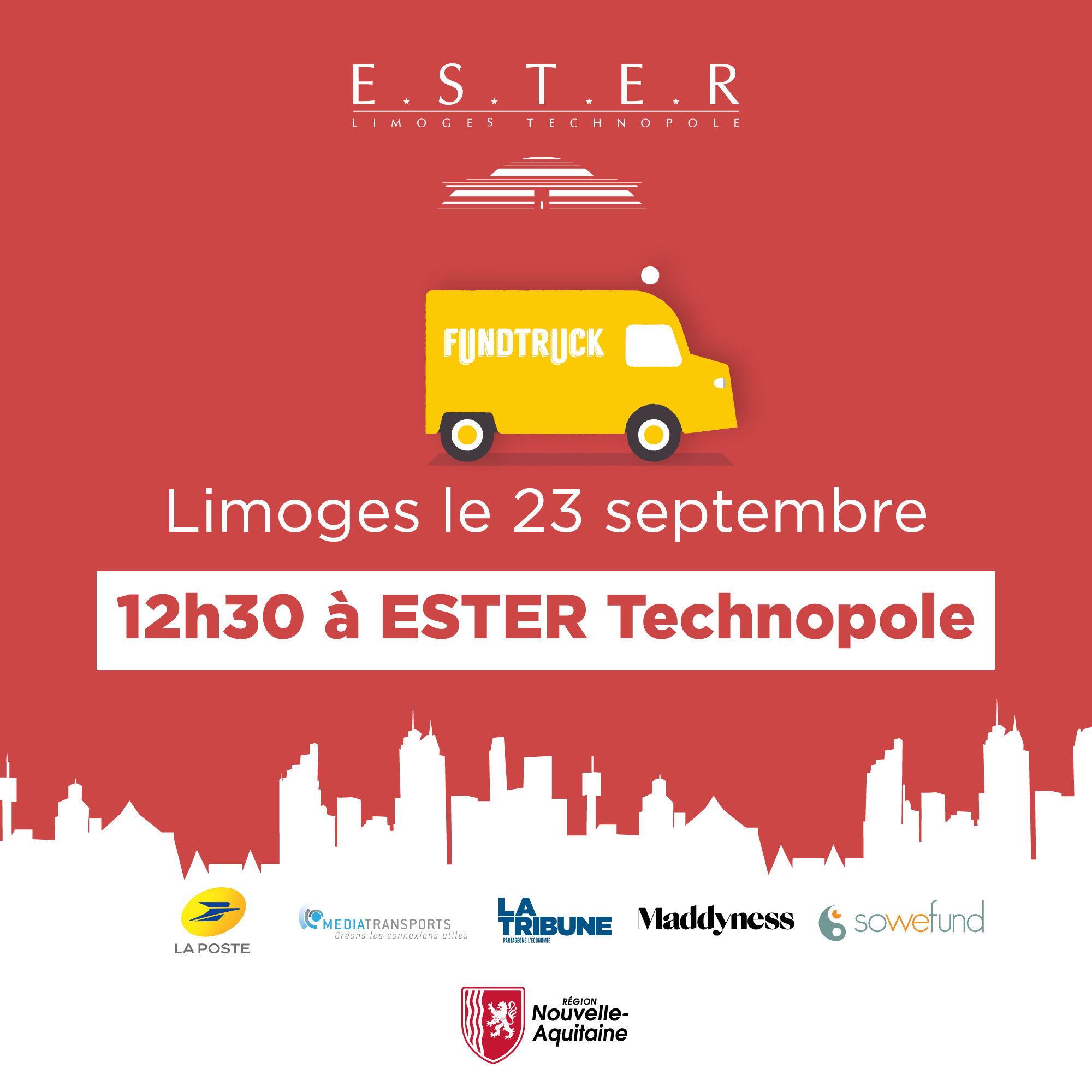 Le Fundtruck à ESTER Technopole