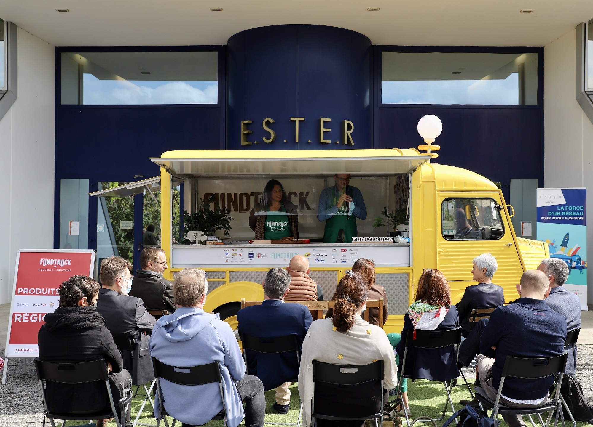 Une belle étape du Fundtruck à ESTER ! 1