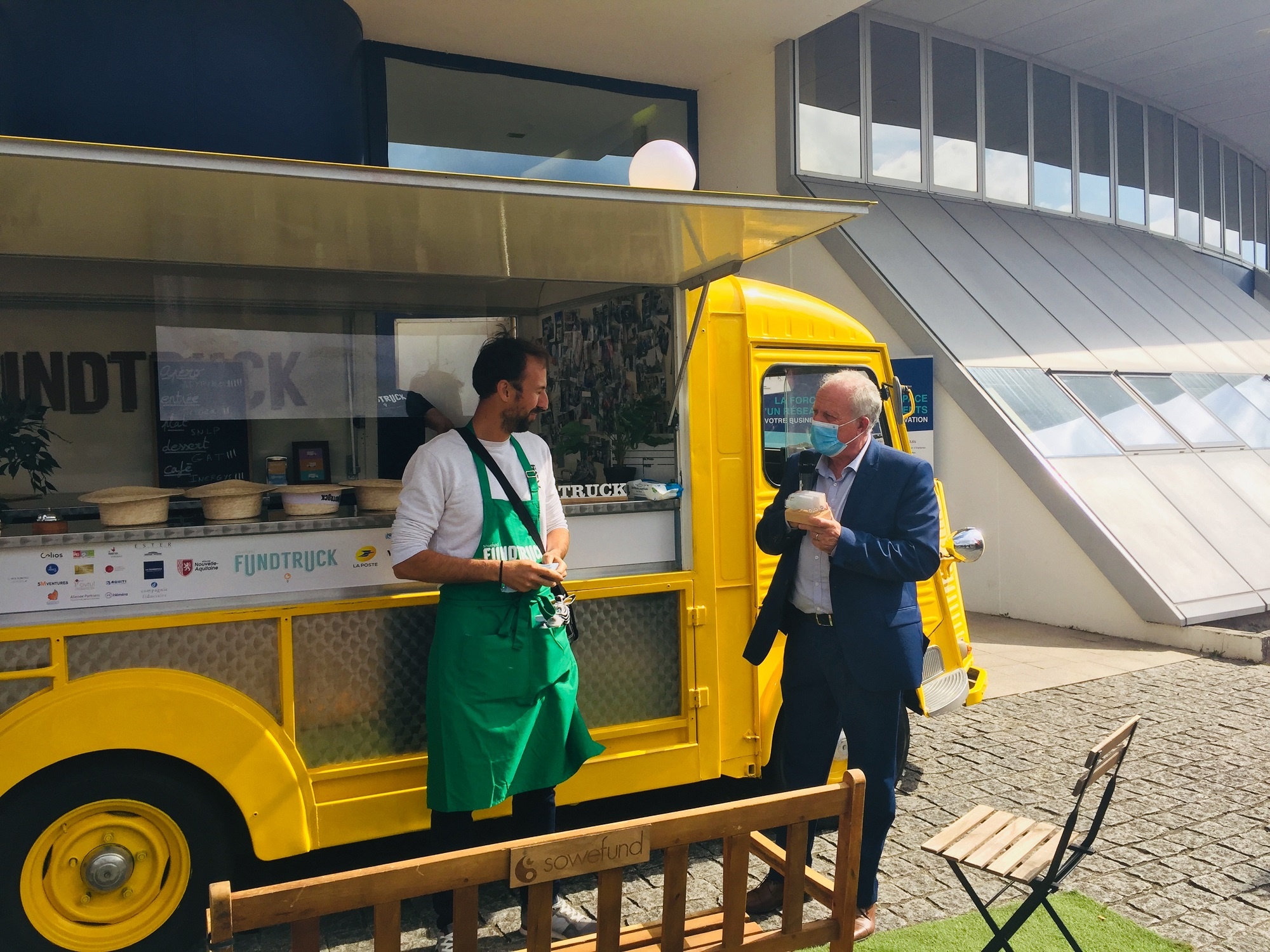 Une belle étape du Fundtruck à ESTER ! 2