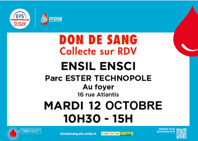 Don de sang - ENSIL