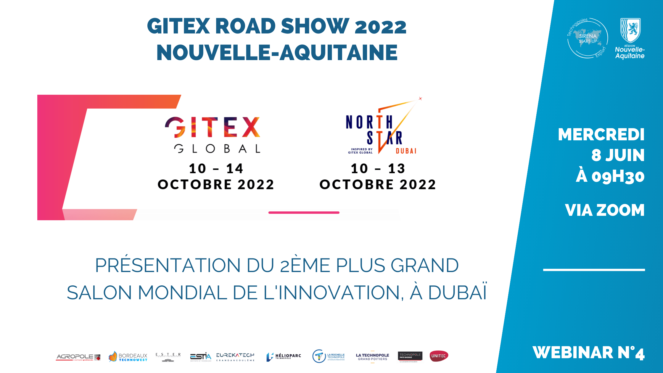 SIRENA START-UP - Webinar n°4 : GITEX ROAD SHOW 2022