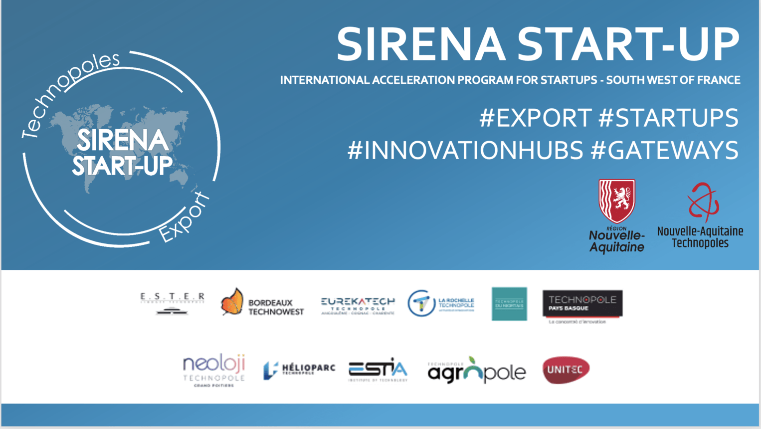 SIRENA START-UP – Webinar "Commercialiser avec le marché Nord Américain et s’implanter au Canada"